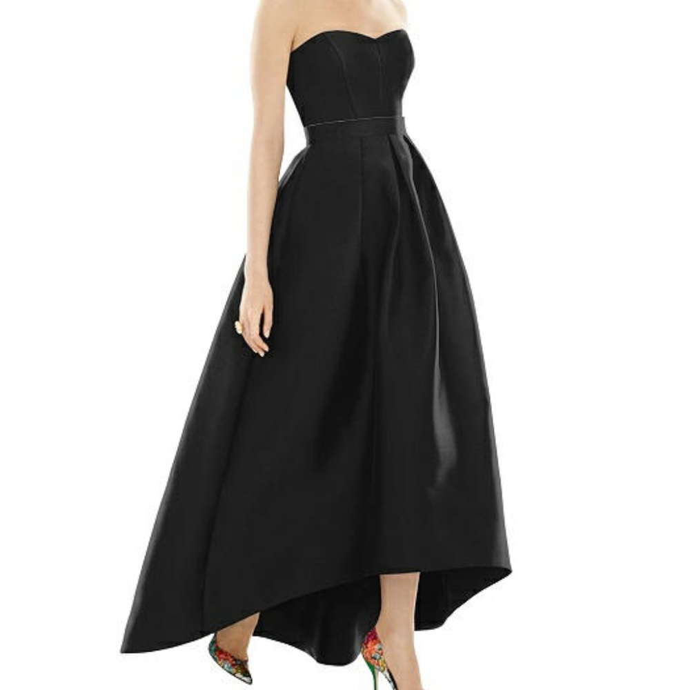Alfred Sung Style D699 dress in black, sz 4